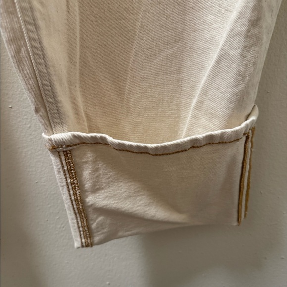 Women's Cream Pants - Picture 4 of 6